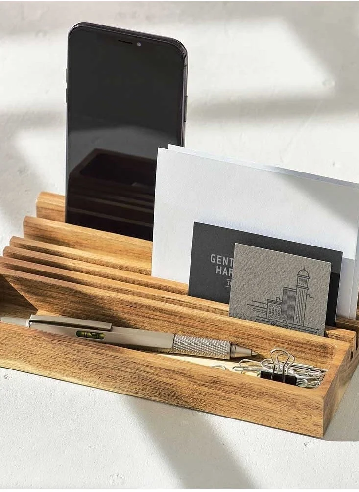 GENTLEMEN'S HARDWARE Wooden Desk Stationary