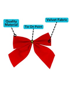 Mini Small Velvet Bows, Red, 3.5 X 3.5-Inch, 72-Pack - pzsku/ZDB21943F0AD6E3E82808Z/45/_/1735214425/720d573a-06fd-4fa2-9903-5eda06d67e27