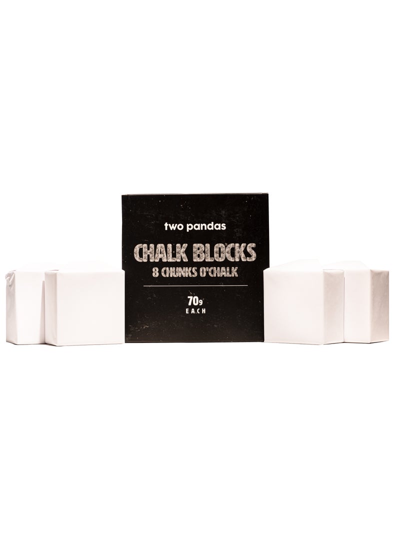 two pandas - two pandas Chalk Block for Rock Climbing Calisthenics Bouldering Crossfit Gym Gymnastics Weightlifting - Image 1