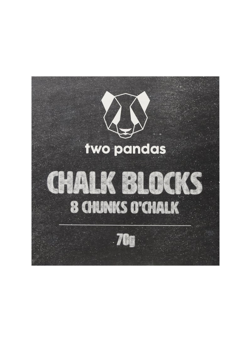 Two Pandas Chalk Block for CrossFit, Hyrox, Rock Climbing, Gym, Weightlifting, Gymnastics, Bouldering & Calisthenics - Image 1