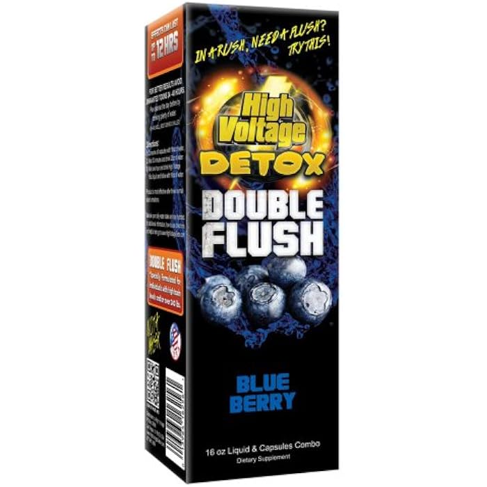 High Voltage Detox Double Flush Blue Berry - Image 1