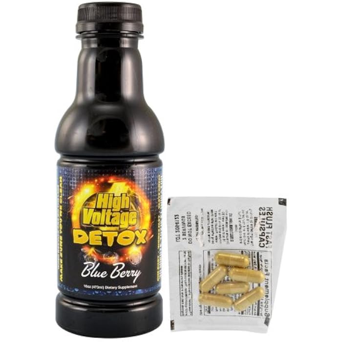 High Voltage Detox Double Flush Blue Berry - Image 2