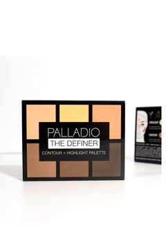 PALLADIO PALLADIO The Definer Contour+Highlight Palette - Luminous  - Image 1