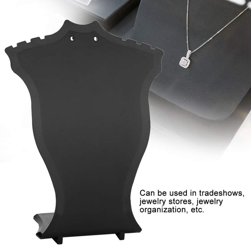 woobles Necklace Display, Necklace Pendant Chain Jewelry Hanger Jewelry Stands Hanger Earrings For Towers & Hangers Holder Rack(Black) - Image 4