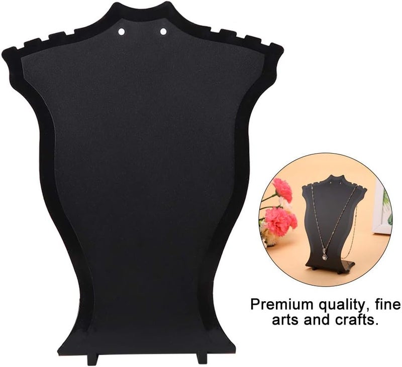woobles Necklace Display, Necklace Pendant Chain Jewelry Hanger Jewelry Stands Hanger Earrings For Towers & Hangers Holder Rack(Black) - Image 3