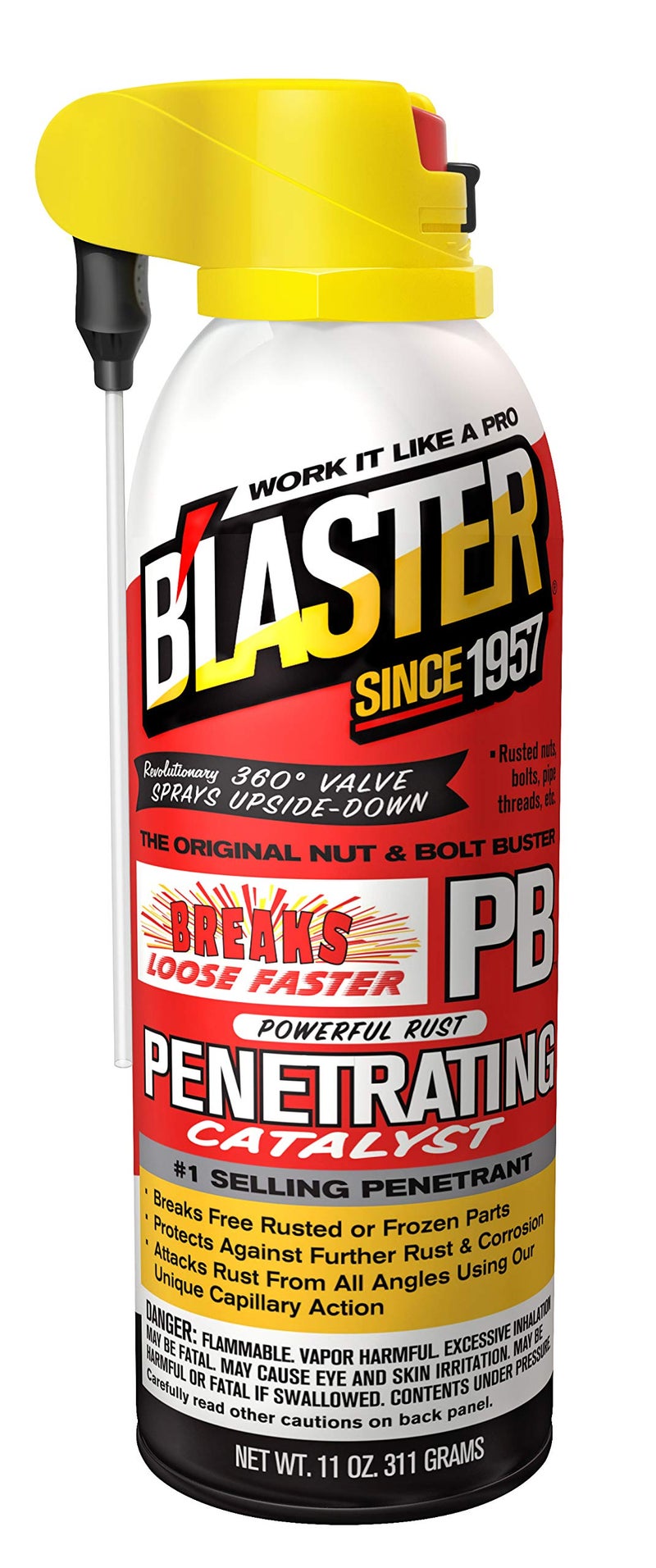 blaster بلاستر PB بلاستر رذاذ زيت الاختراق، عبوة 11 أونصة من 12 - رذاذ منع الصدأ - يفك البراغي الصدئة - مضاد للتآكل - Image 2