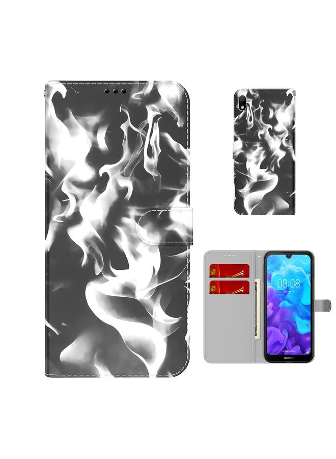 S-TOP Case For Huawei Y5 2019 / Honor 8S Cloud Fog Pattern Horizontal Flip Leather Case with Holder & Card Slot & Wallet - Image 1