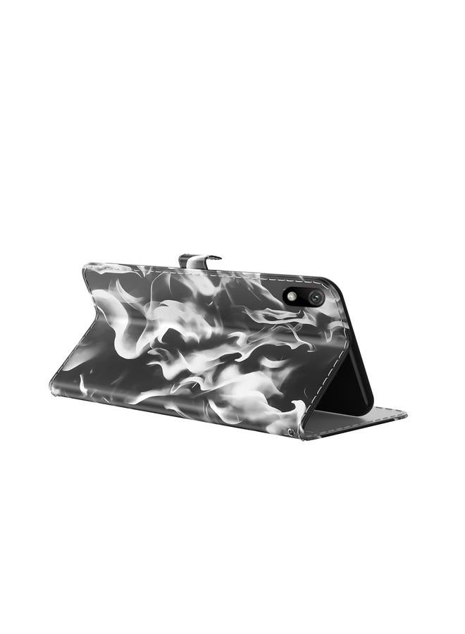 S-TOP Case For Huawei Y5 2019 / Honor 8S Cloud Fog Pattern Horizontal Flip Leather Case with Holder & Card Slot & Wallet - Image 3