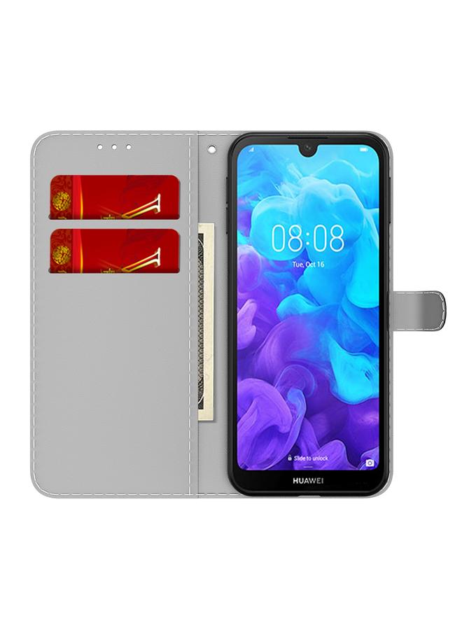 S-TOP Case For Huawei Y5 2019 / Honor 8S Cloud Fog Pattern Horizontal Flip Leather Case with Holder & Card Slot & Wallet - Image 4