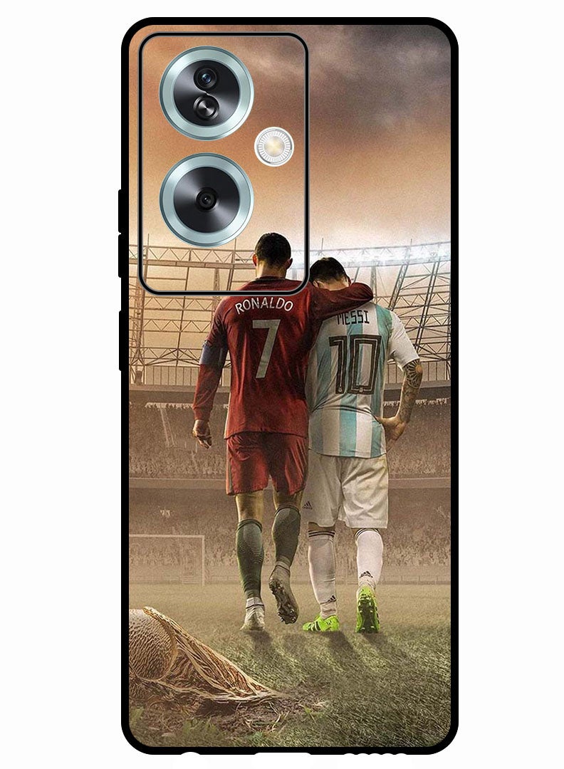 Theodor Protective Case Anti Scratch Shock Proof Bumper Cover For Oppo A2 Ronaldo Messi - Image 1