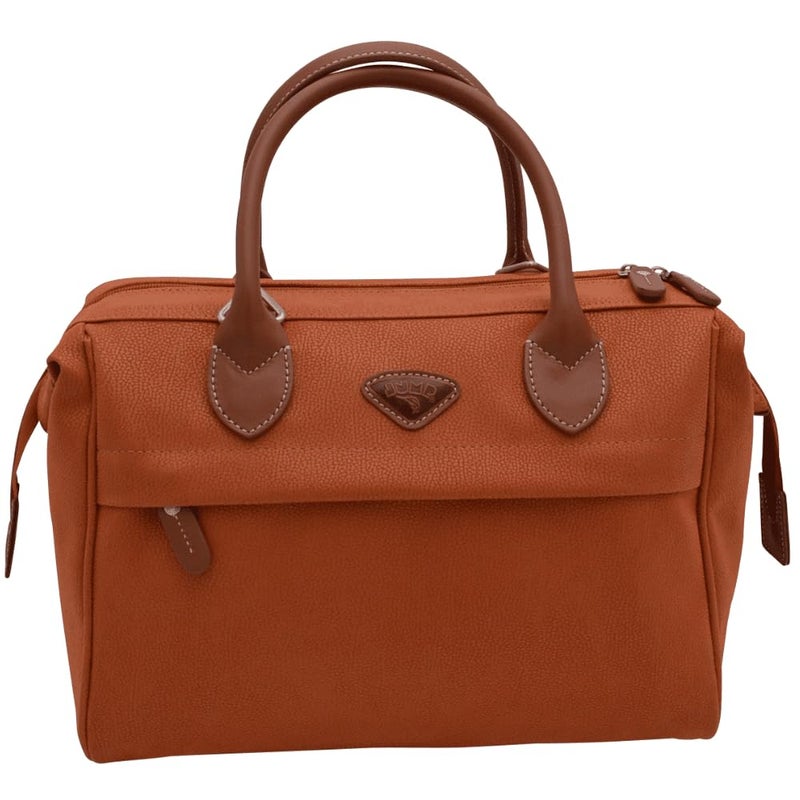 Jump JUMP Uppsala Beauty Doctor Vanity BagTerracotaCabin32 cms Polysuede Material with Leather Trimmings Carryon Fashion Cosmetic Travel Bag  - Image 1