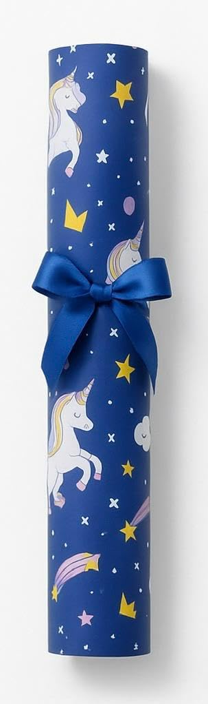 عبوة من 25 ورقة تغليف هدايا يونيكورن - 19x27 بوصة لكل منها | ورق هدايا ملون للأطفال لأعياد الميلاد، هدايا العودة، المهرجانات، الحرف والهدايا - Image 5