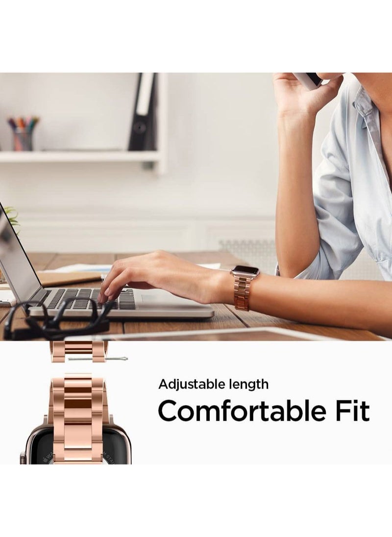 Spigen Modern Fit For Apple Watch Band for Series 7 (41mm) 6/SE/5/4 (40mm) and Series 3/2/1 (38mm) - Rose Gold  - Image 5