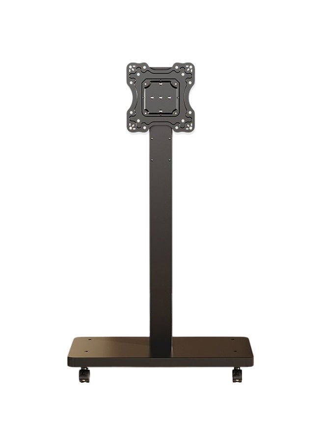 شو وو حامل تلفزيون، عربة تلفزيون متنقلة بعجلات لأجهزة تلفزيون LED ذات الشاشات المسطحة مقاس 10 إلى 43 بوصة، حامل تلفزيون مائل، حامل تلفزيون أرضي دوار قابل لضبط الارتفاع - Image 2