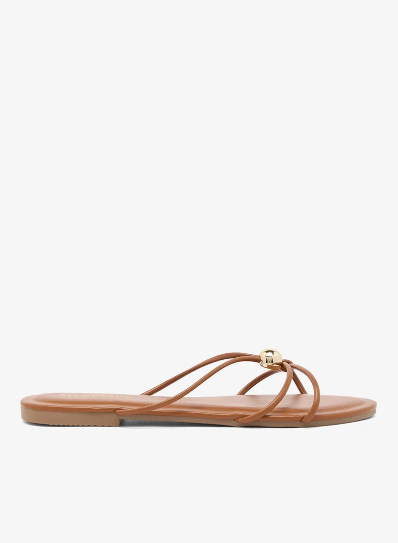 GLAMOROUS Multi Straps Flat Sandals