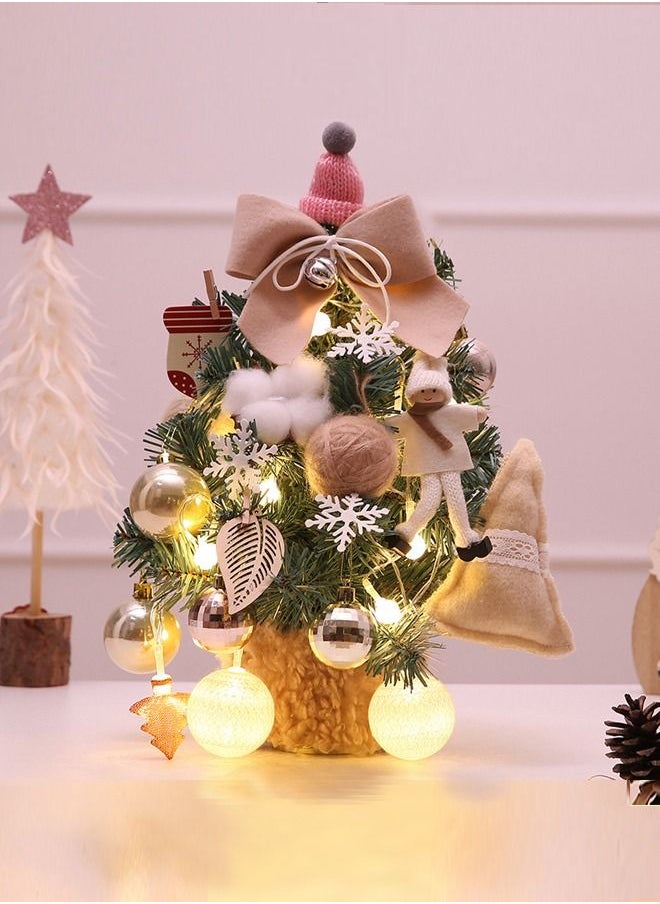 NIBEMINENT - Mini Christmas Tree Glowing Decoration DIY 30cm - Image 1