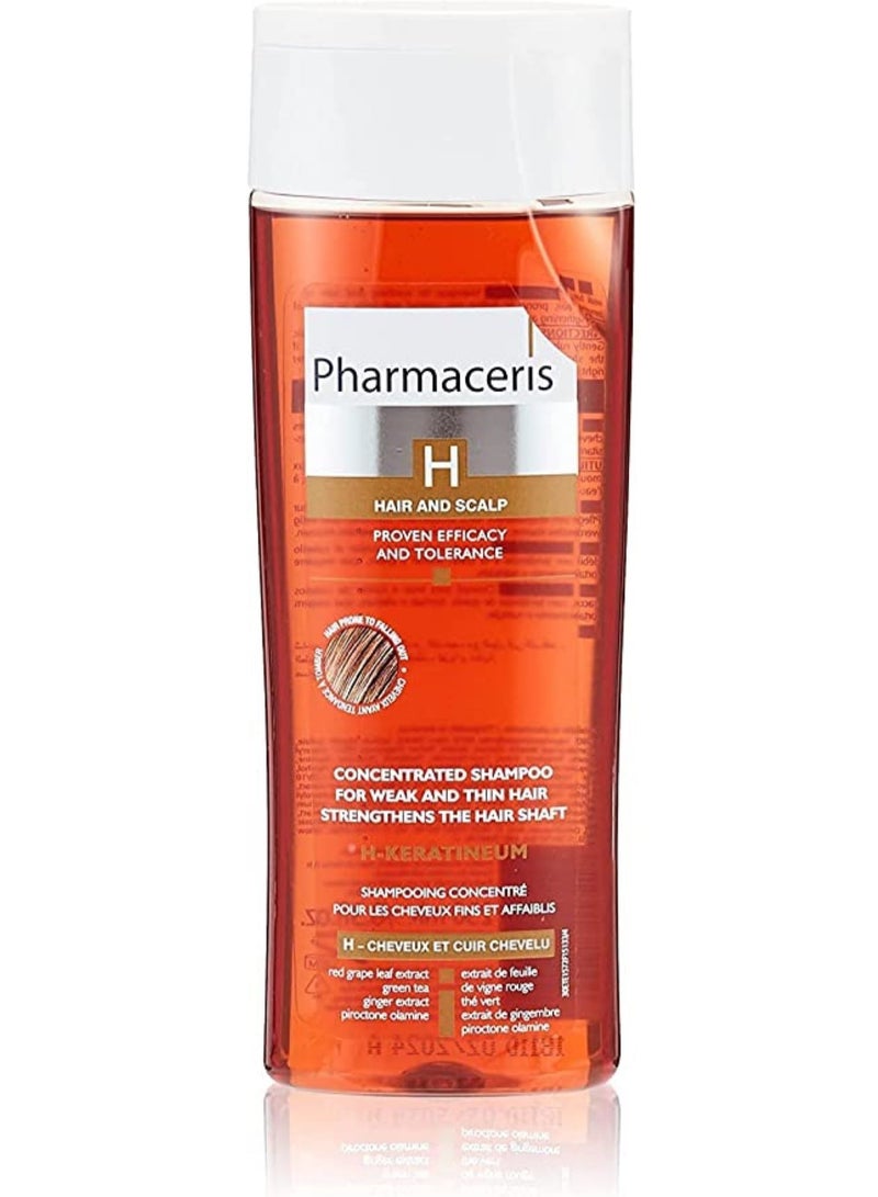 Pharmaceris H Keratineum Shampoo For Weak Hair 250 ml - Image 1