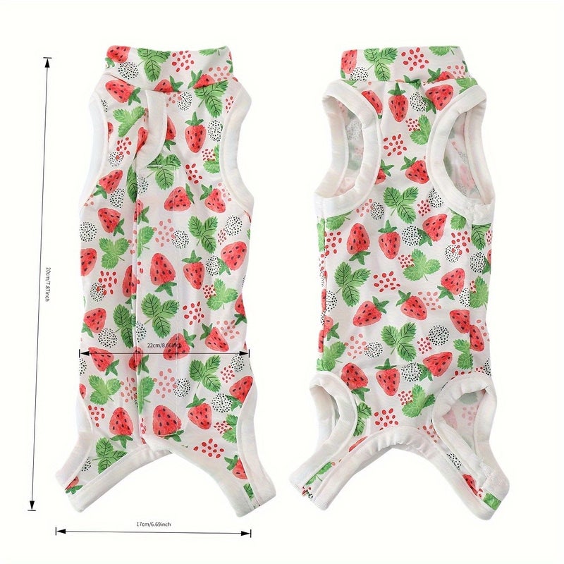 Grass Green Post Surgery Pet Recovery Suit For Small Dogs And Cats Soft Fabric Anti Licking Design Breathable Mesh Panel Adjustable Belly Band Wound Protection Spay Neutering Care Easy Clean - Image 3