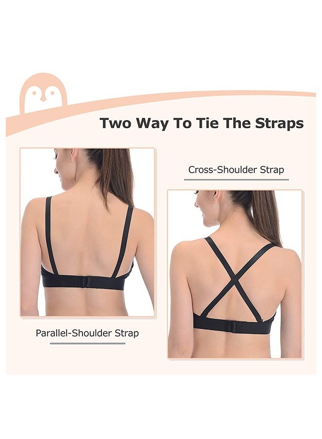 مضخة الثدي التي تعمل بدون استخدام اليدين وحمالة الصدر القابلة للتعديل لإطعام الطفل - Image 2