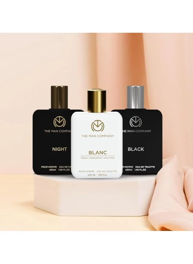 The Man Company Gentleman’s Signature Trio | Premium Long-Lasting Fragrance | Body Spray For Men | Gift for Him - Set of 3
