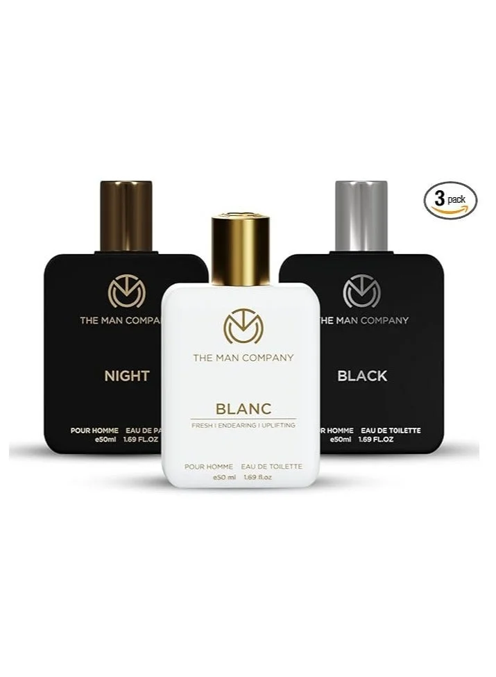 The Man Company Gentleman’s Signature Trio | Premium Long-Lasting Fragrance | Body Spray For Men | Gift for Him - Set of 3