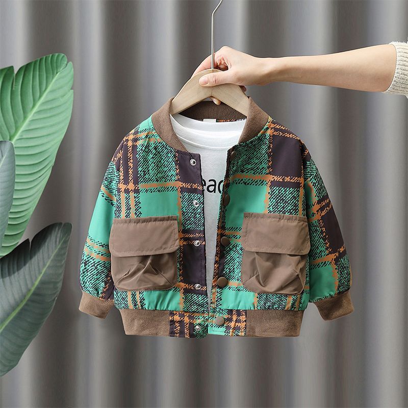 Boys' Outwears Spring & Fall Baby Fashionable Clothes For Small And Medium-Sized Children Korean Style Slim Clothing - Image 2