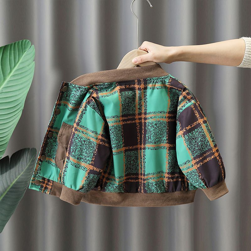 Boys' Outwears Spring & Fall Baby Fashionable Clothes For Small And Medium-Sized Children Korean Style Slim Clothing - Image 3