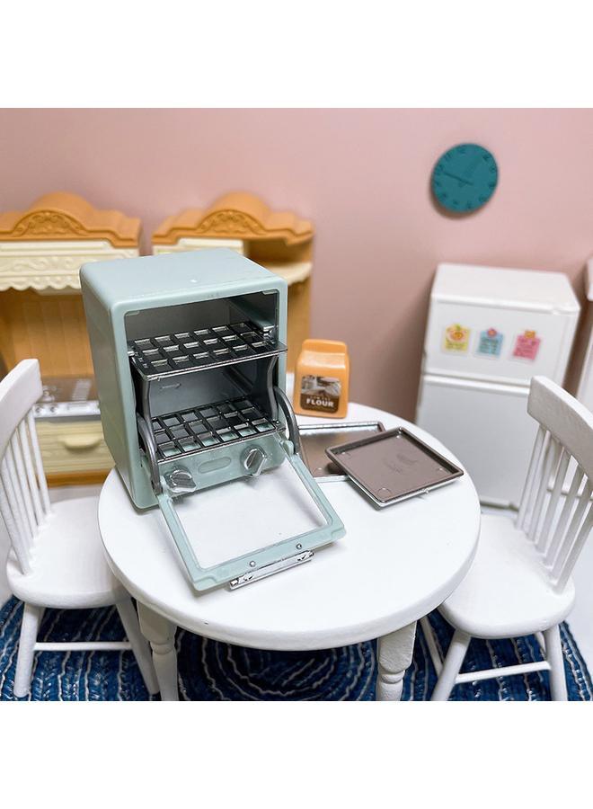 Doll House Play House Toy Kitchen Miniature Appliances Mini Model Mini Oven Food Play Scene Accessories - Image 4