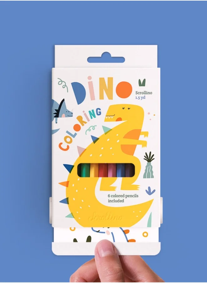 سكرولينو Scrollino Dino Coloring