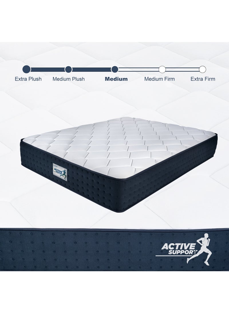 KING KOIL - Active Support Plus 32 CM Pocket Spring King Size Mattress 180x200 CM with Swiss Pocketed Springs, Mega Foam Technology, Pressure Relieving, Low Motion Transfer,  King Mattress in a Box - Image 1