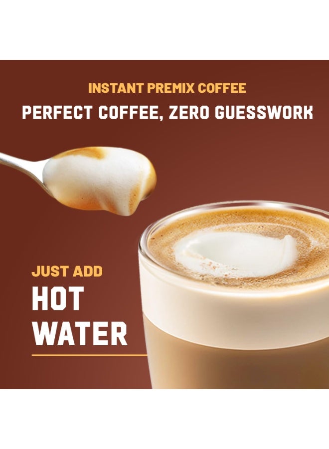 Sleepy Owl Hazelnut Latte Instant Coffee Premix Sachets | 3 in 1 Coffee Sachet | Frothy & Creamy Cafe-Style Coffee at Home | All-in-One Premix Coffee Sachet – Just Add Hot Water | 100g (5 x 20g) - Image 3