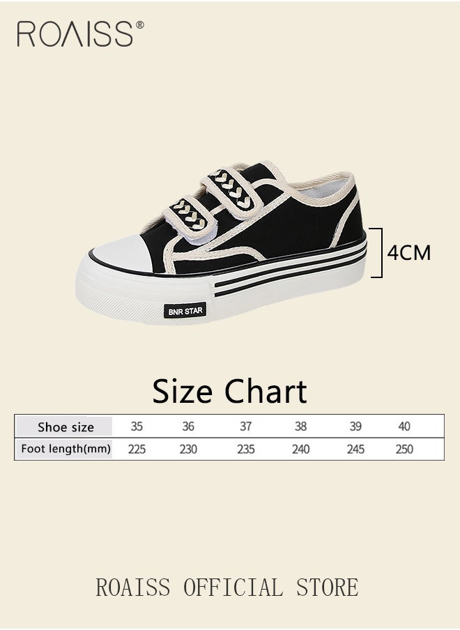 Platform Sole Canvas Shoes Lightweight and Breathable Velcro Closure Casual Cloth Shoes Solid Color - pzsku/ZDB22E7C0FD0E02B61AA3Z/45/_/1694851756/bf264c6f-66b9-4b50-957a-84d4909a0bc3