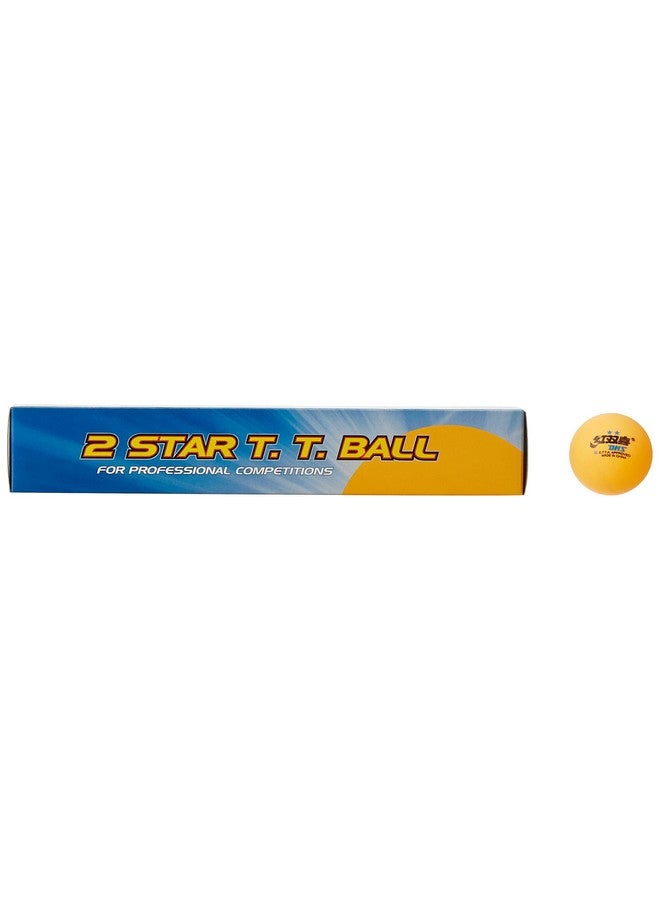 DHS Tt Ball 40Mm 2 Star Orange (6 Pcs Box) 30 Pcs With Smart Pro Tt Special Cover Speed Navy - Image 4