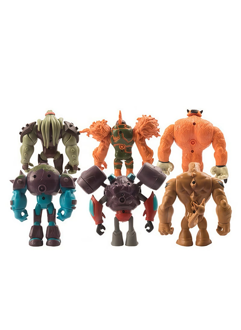 Lee Yon 11 Pcs Ben 10 Action Figure Toy Set  - Image 5