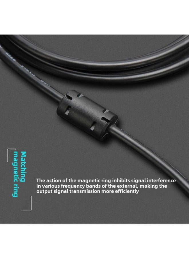 Applicable To Canon CanonMG2580S/TS3380 Printing, Copying And Scanning All-in-one Machine Connected To The Computer Data Cable-Color:Black Usb Printing Cable-1.5m - Image 3