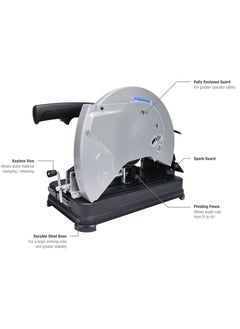 Gazelle Gazelle GM4535 220V 14 In. High Power Chop Saw (355mm), 2000W 1 year warranty  - Image 2
