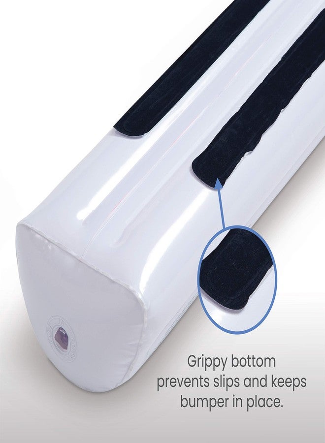 Delta Children Inflatable Bed Rails for Toddlers & Kids with Foot Pump (2 Pack) - Leak-Proof Portable Guardrails Great for Travel or at Home, White - Image 4