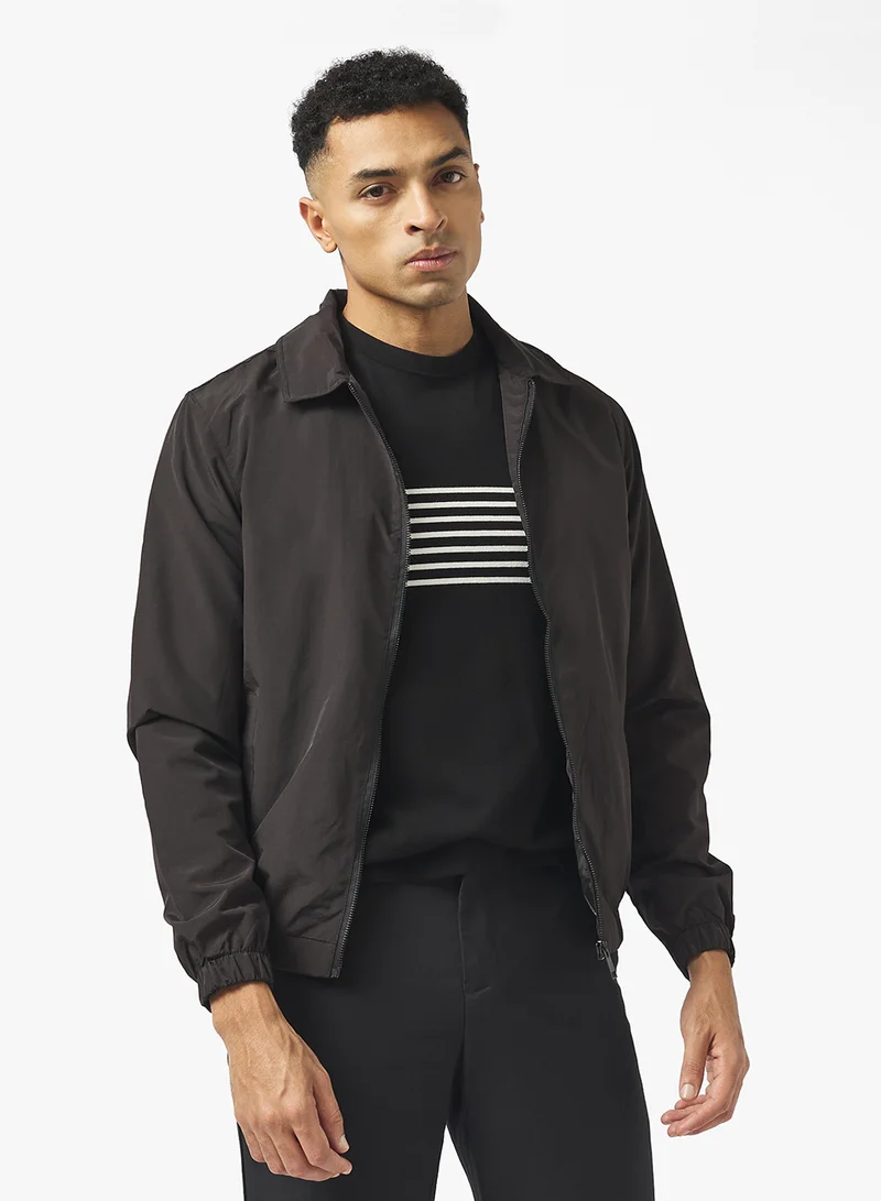 برايف سول Harrington Zip Through Bomber Jacket