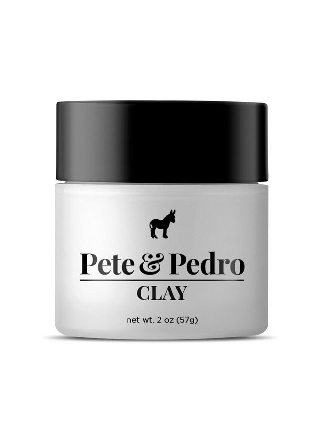 Pete & Pedro - Pete & Pedro HAIR STYLING CLAY - Medium Hold, Matte Finish, Low Shine Styling Clay for Men, Ideal for Hairstyling Medium, Messy, Fine Hair Styles | Suitable for Thin Hair |Shark Tank Featured, 2 oz - Image 1