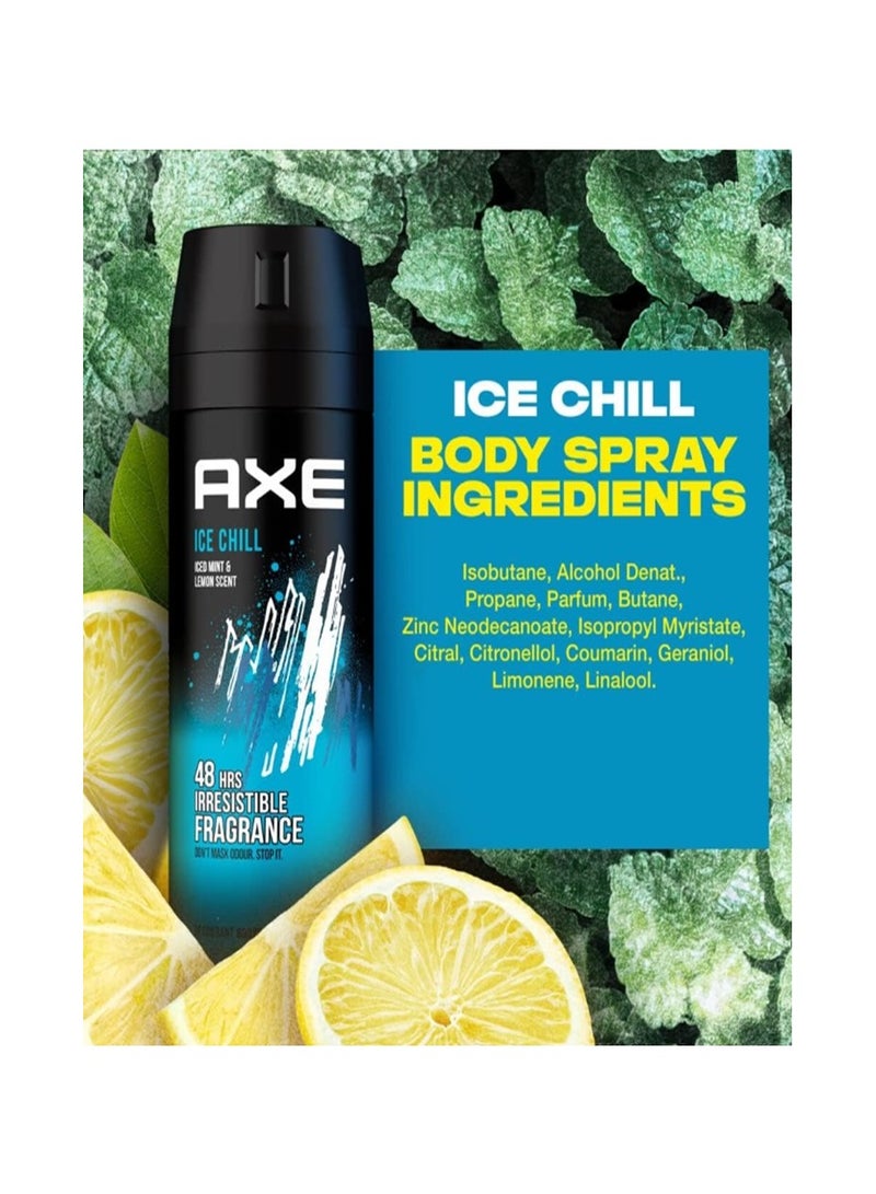 Axe Body Spray for Men Ice Chill 150ml - Image 3