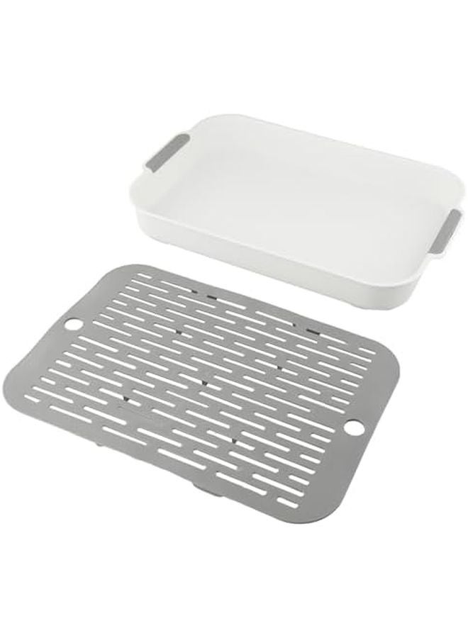 Detachable ABS Pet Litter Box With Grid Size F For Rabbit Guinea Pig Ferret - Image 3