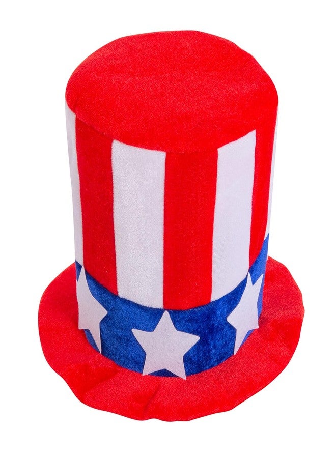 ALVOGIMOR 4th of July Hats Uncle Sam Patriotic Hat, American Flag Costume Accessories Top Hat for Men Women Teens - Image 3