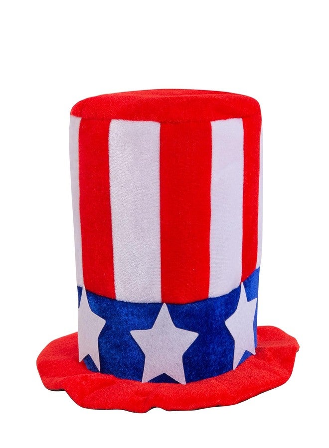 ALVOGIMOR 4th of July Hats Uncle Sam Patriotic Hat, American Flag Costume Accessories Top Hat for Men Women Teens - Image 2