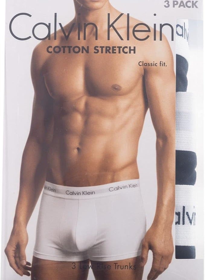 كالفن كلاين بيرفورمانس مجموعة بوكسر رجالي ملابس داخلية قطنية - (عبوة من 3 قطع) - مقاس 2 اكس لارج - Image 3
