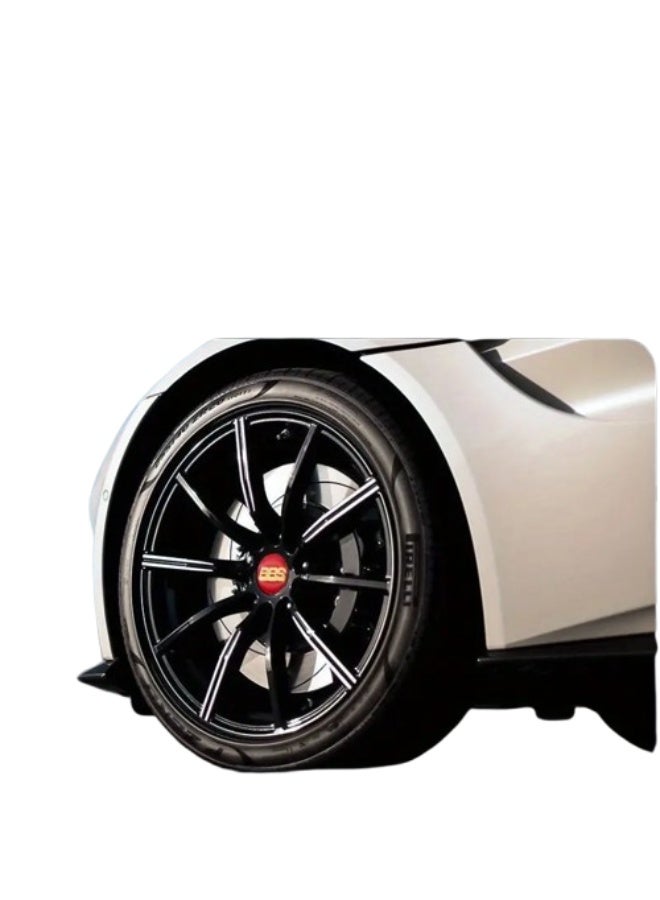 BBS 4 pieces of car accessories, 3D aluminum wheel center stickers with a diameter of 56 mm for BBS logo - Image 3