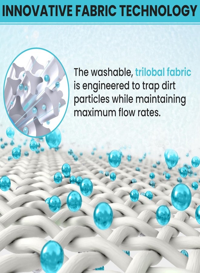 Poolzilla 2-Pack Replacement for Spa Filter PRB35-IN, Pleatco PRB35-IN, Unicel C-4335, Guardian 409-219, Aladdin 13501, Rainbow Dynamic 35, Waterway 35 in-line - Hot Tub Filter Cartridge - 35 sq.ft - Image 4