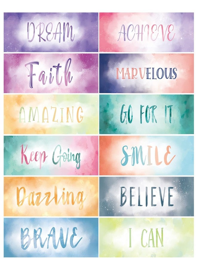 Anseal 12 PCS Inspirational Bookmarks for Women Men, 12 Styles Encouraging Bookmark for Kids Students, Positive Bookmarks Bulk for Reading Lovers Teachers School Home - Image 2