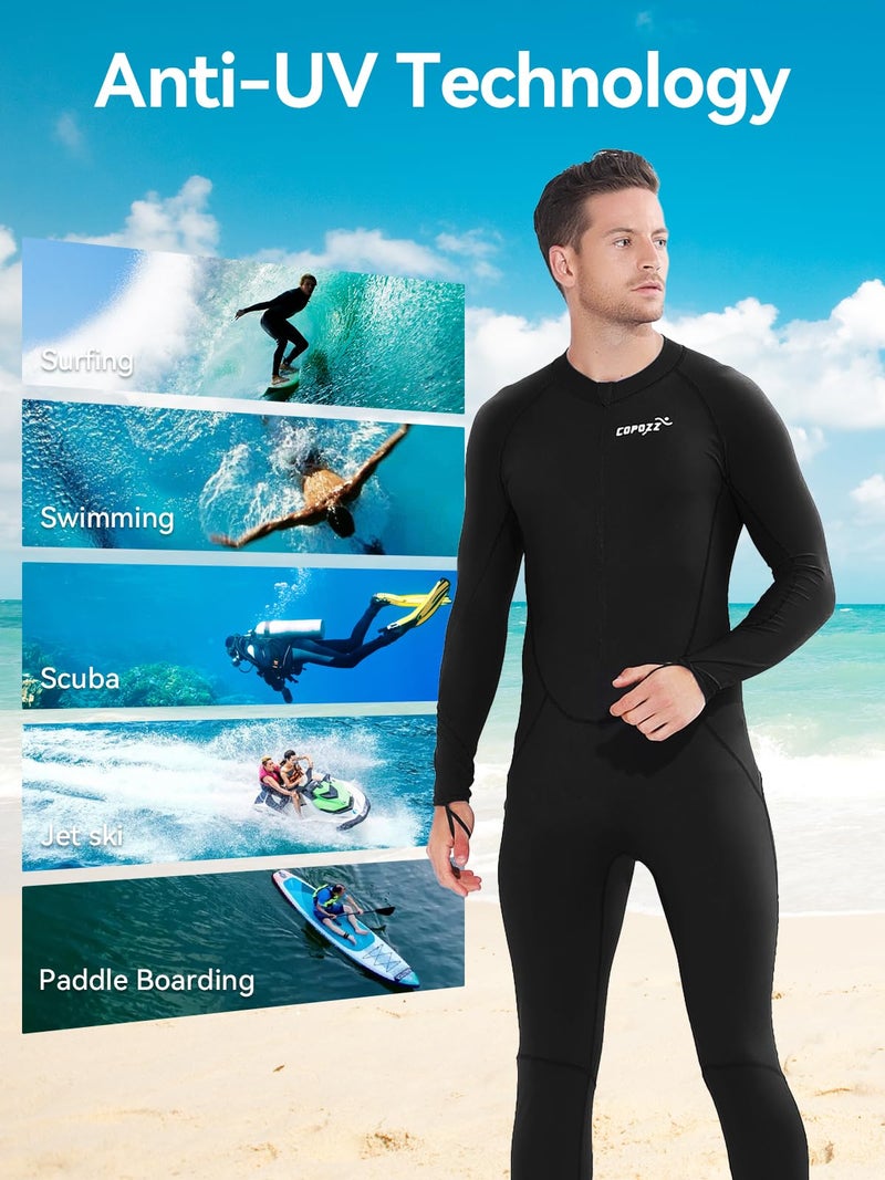 COPOZZ Mens Wetsuit – Full Body UV Protection Wet Suit for Surfing, Diving & Snorkeling - Image 3