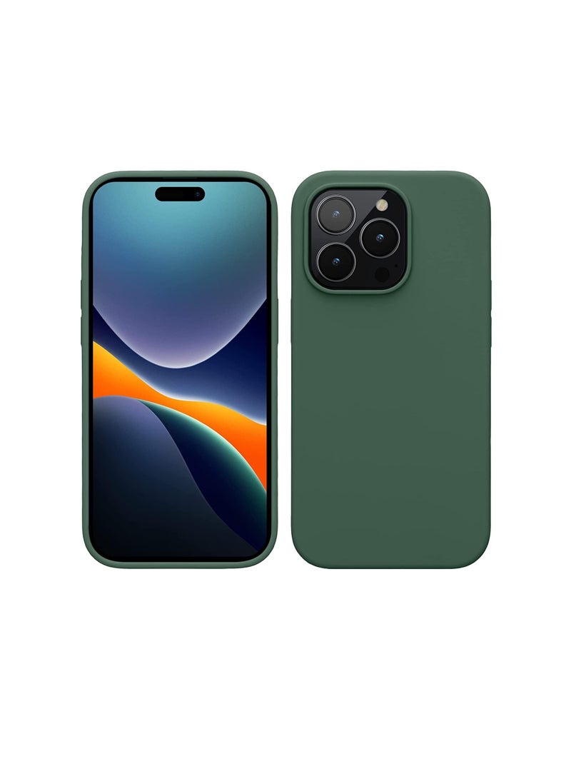 Soft Silicon Case with Microfiber Lining For Apple iPhone 15 Pro Max 6.7 Inch - Image 1