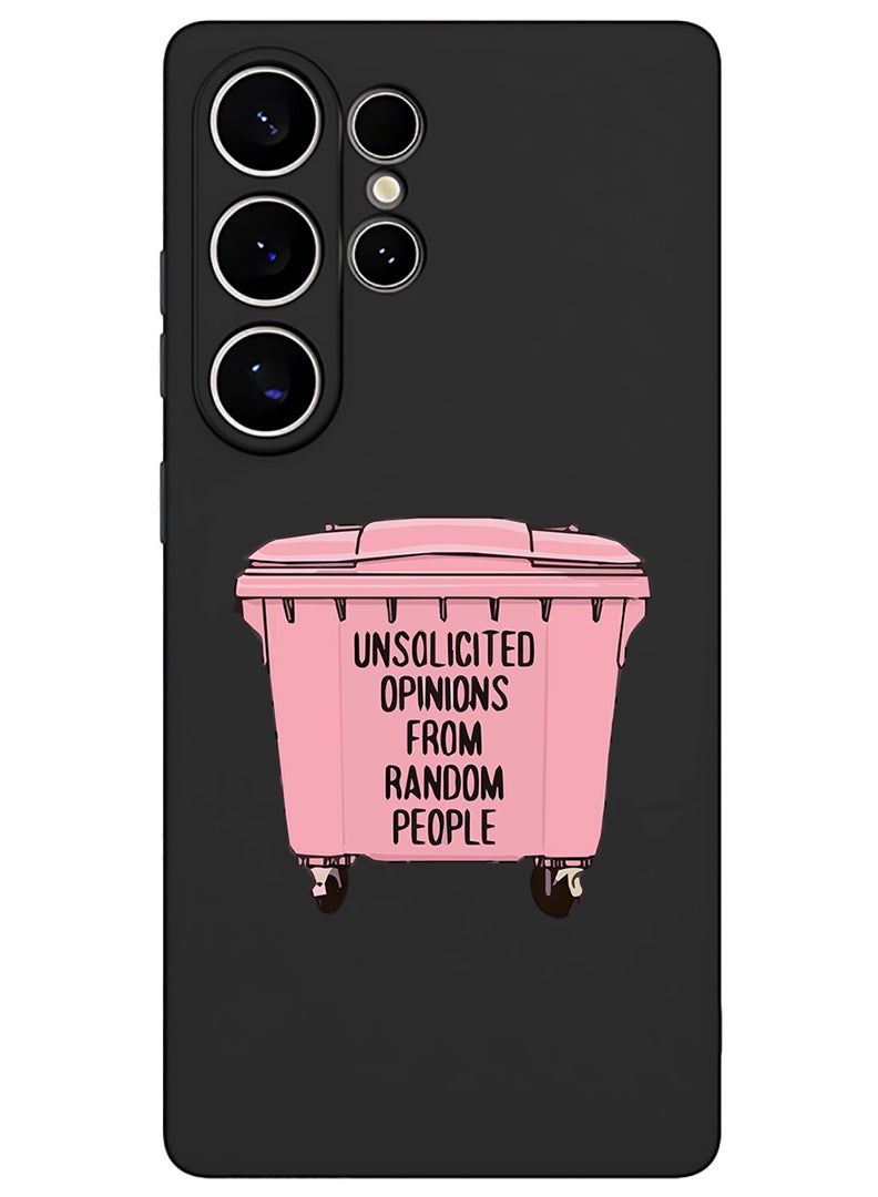 Theodor Protective Slim Fit Case Liquid Silicone Cover with Full Body Protection Anti-Scratch Shockproof Case For Samsung Galaxy S25 Ultra (Black) - Opinions - Image 1